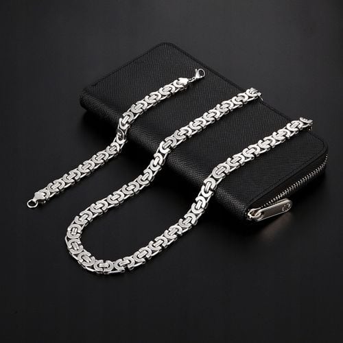 GRUBY Łańcuszek Srebrny Męski PREZENT dla CHŁOPAKA Mężczyzny KRÓLEWSKI na Arena.pl