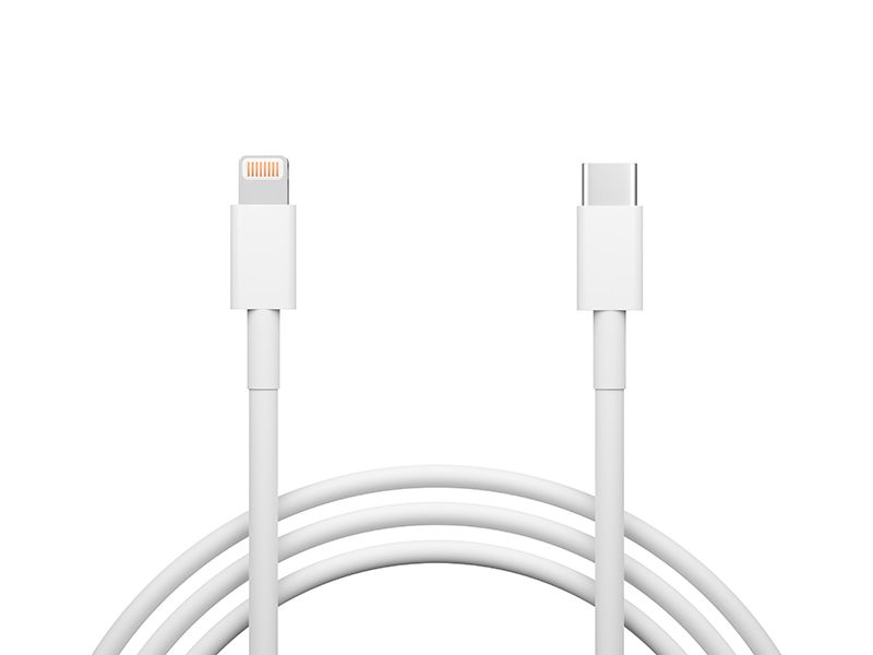 Przyłącze USB-C -iPhone 1m białe zdjęcie 1