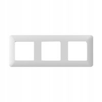 Potrójna ramka biała seria RM PSMART