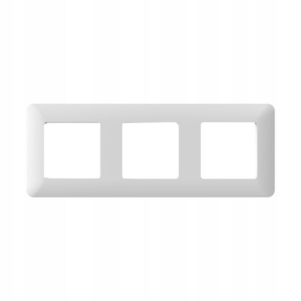 Potrójna ramka biała seria RM PSMART zdjęcie 1