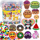 Koraliki Do Prasowania Iron Beads 8000Szt Zestaw W Wiaderku Prasowanka