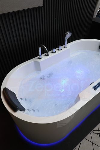 Wirujące dysze Wanna z hydromasażem BZX-675 prostokątna 170cmx850cmx60cm z na Arena.pl