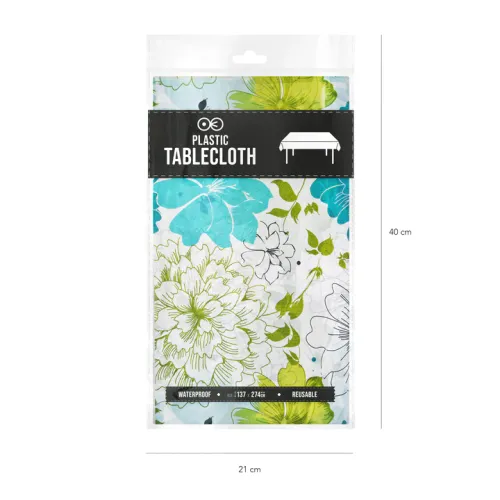 Obrus w kwiaty 137x274cm na Arena.pl