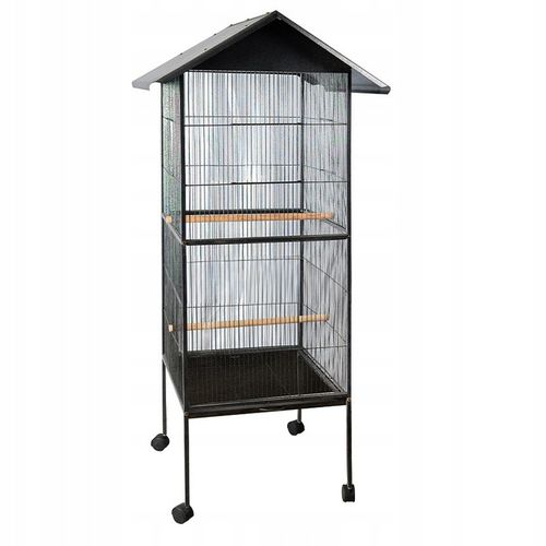KLATKA DUŻA METALOWA DLA PTAKÓW EGZOTYCZNYCH WOLIERA DLA PAPUG KANARKÓW na Arena.pl