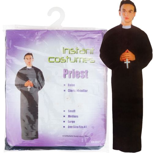 TG70259 KOSTIUM KSIĘDZA STRÓJ PRZEBRANIE HALLOWEEN KARNAWAŁ SUTANNA KLERYK na Arena.pl