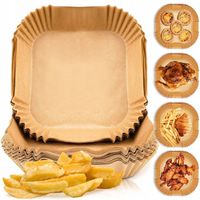 PAPIER DO PIECZENIA WKŁADKI DO FRYTKOWNICY POWIETRZNEJ 50szt AIR FRYER 20cm