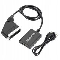 Kabel adapter konwerter z Euro / Scart do HDMI 1080p przejściówka TV