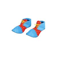 buty dla klauna cyrk śmieszne duże niebieskie