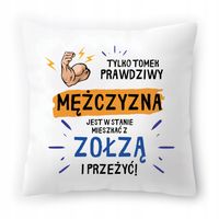 Poduszka Dla Tomka Na Urodziny Ze Zdjęciem Na Prezent Biała 40X40 Cm