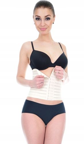 Orirose PAS gorset mocno WYSZCZUPLAJĄCY brzuch talię poporodowy Z REGULACJĄ na Arena.pl