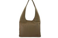 Modna torebka worek na szerokim uchwycie - Beżowa