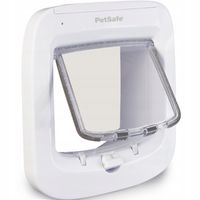 PetSafe drzwiczki dla kota mikrochip białe 4w1