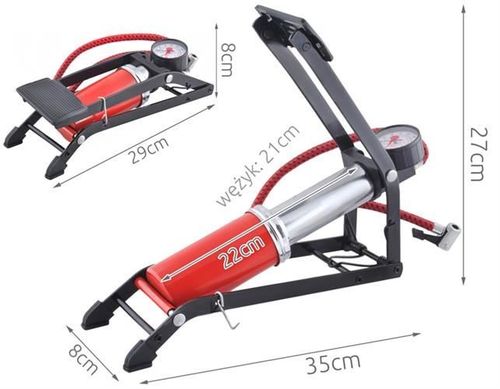 Pompka nożna do roweru/auta na Arena.pl