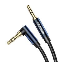 Kabel AUX UGREEN 1.5m Jack 3.5mm Pozłacane Złącza DO Audio Czarny