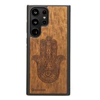 Drewniane Etui Bewood na Samsung Galaxy S23 Ultra HAMSA IMBUIA