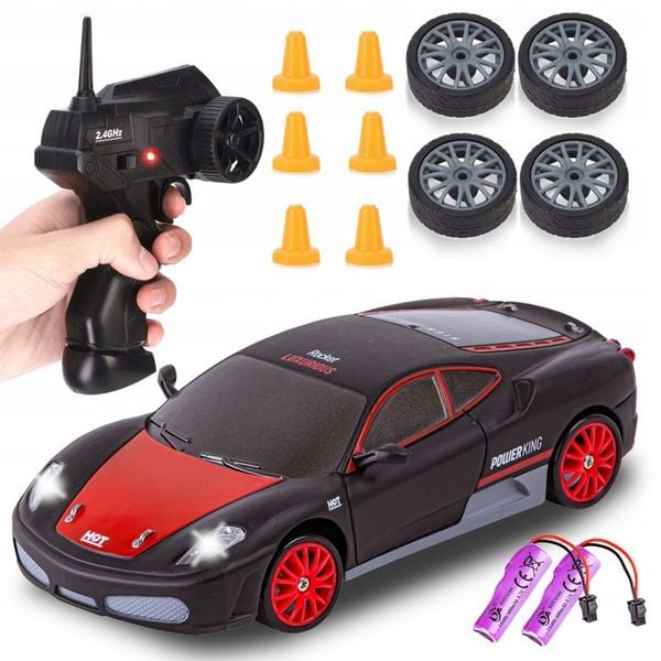 Samochód Zdalnie STEROWANY na PILOT RC DRIFT Auto do DRIFTU DRIFTING 4x4 zdjęcie 1