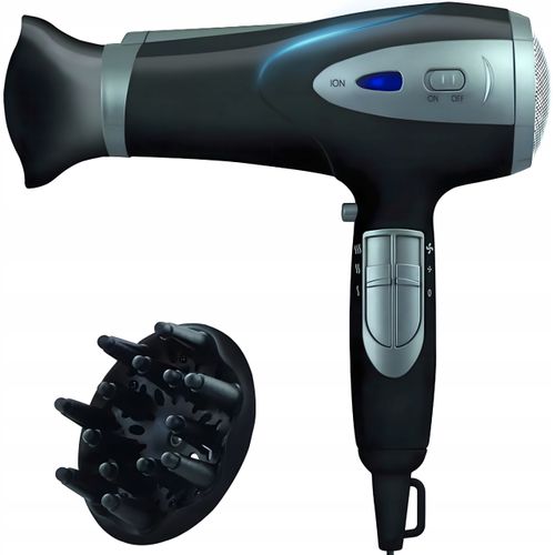 SUSZARKA DO WŁOSÓW 5w1 2000W JONIZACJA DYFUZOR KONCENTRATOR ZIMNY NAWIEW na Arena.pl