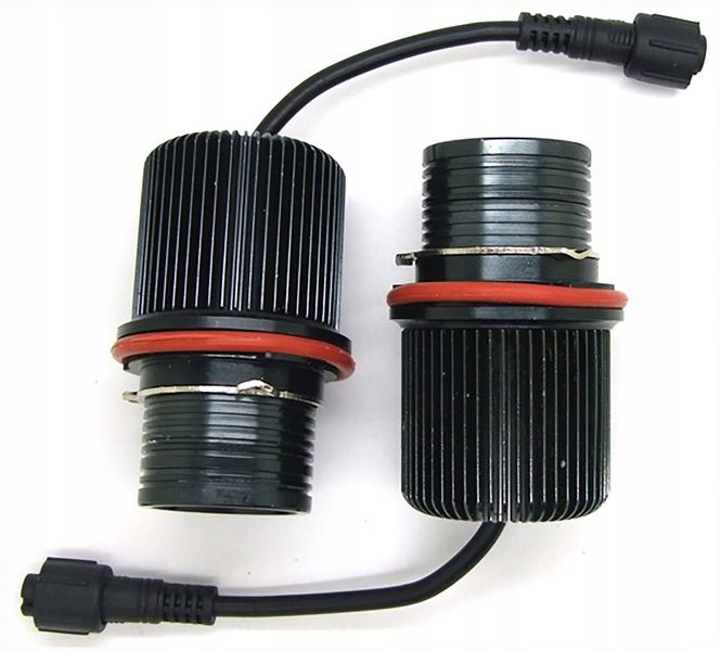 2SZT ŻARÓWKI BMW RINGI LED MARKER 160W do BMW E39 E53 E60 E61 E65 E87 6250K zdjęcie 4