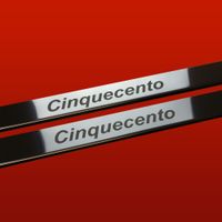 Listwa progowa FIAT CINQUECENTO Stal nierdzewna 304 połysk 2szt