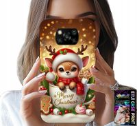 ETUI DO XIAOMI POCO X3 - RENIFEREK SŁODKI RENIFER ŚWIĄTECZNE WZÓR