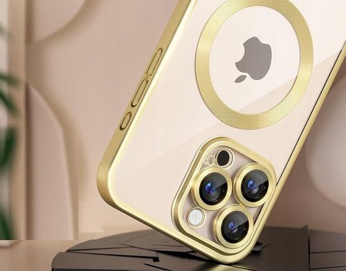Etui złote case do iPhone 16 Pro pustynny złoty do MagSafe ochrona aparatów na Arena.pl