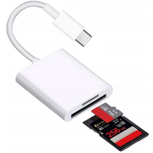 CZYTNIK KART USB-C ADAPTER PRZEJŚCIÓWKA USB TYP C MICRO SD/TF DO 256GB na Arena.pl