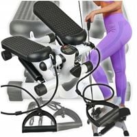 Stepper prosty z linkami ekspanderami licznikiem schody fitnessu turbo