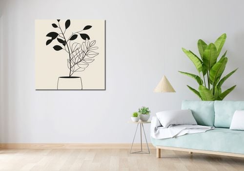 Obraz 90x90cm Prostota Doniczki na Arena.pl