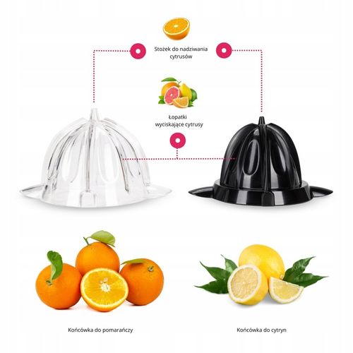 ELEKTRYCZNA WYCISKARKA DO CYTRUSÓW SOKÓW OWOCÓW MOCNA KAMILLE na Arena.pl