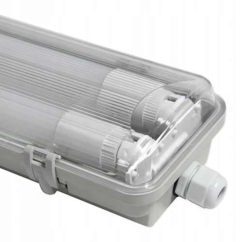 Oprawa hermetyczna 120cm Lampa LED do garażu natynkowa + 2x świetlówka LED na Arena.pl