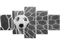 80CM 150CM OBRAZ 5 ELEM PIŁKA BRAMCE ŚCIENNY