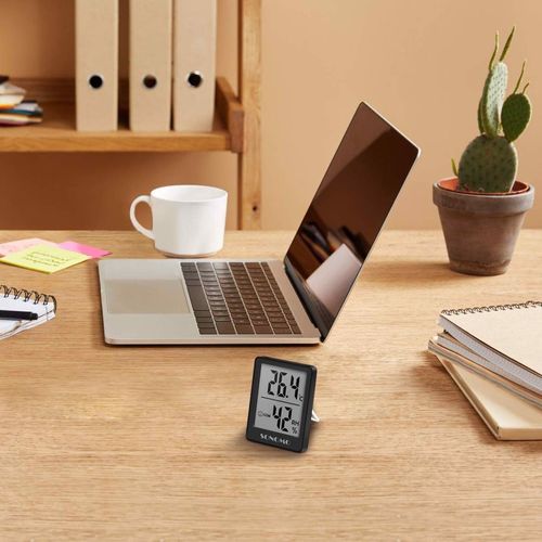 Higrometr termometr wewnętrzny cyfrowy 3szt Czarny na Arena.pl