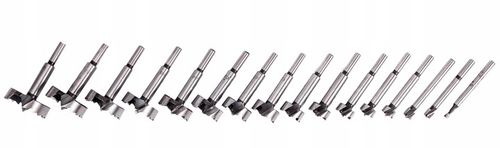 SĘKOWNIKI FREZY WIERTŁA DO DREWNA 6-54 mm 16 el na Arena.pl