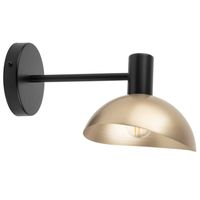 Kinkiet sypialniany nad łóżko Artis 40570 Sigma złoty metalowy klosz