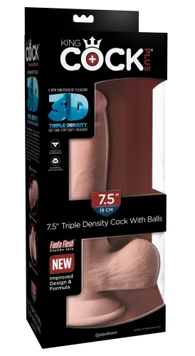 king cock plus model anatomiczny z przyssawką 19 cm jasny beż na Arena.pl