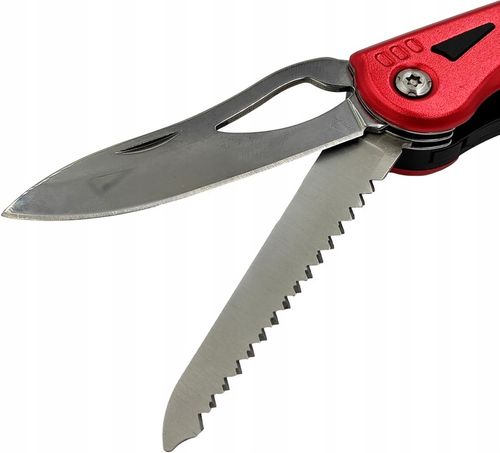 NÓŻ MULTITOOL SCYZORYK z LATARKA LED WIELOFUNKCYJNY 12w1 NOŻYK na Arena.pl