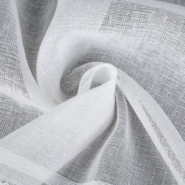 Firana gotowa INES NA TAŚMIE 140X270 CM Biała zdjęcie 9