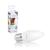 Żarówka świecowa LED E27 5W 396lm ciepła biała mleczna Whitenergy