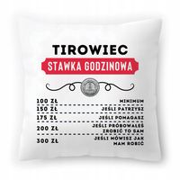 Dla Tirowca Poduszka Na Urodziny Na Prezent Z Nadrukiem Ze Zdjęciem