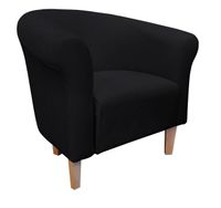 Fotel Milo Mikrofaza 18 czarny nogi 15 buk