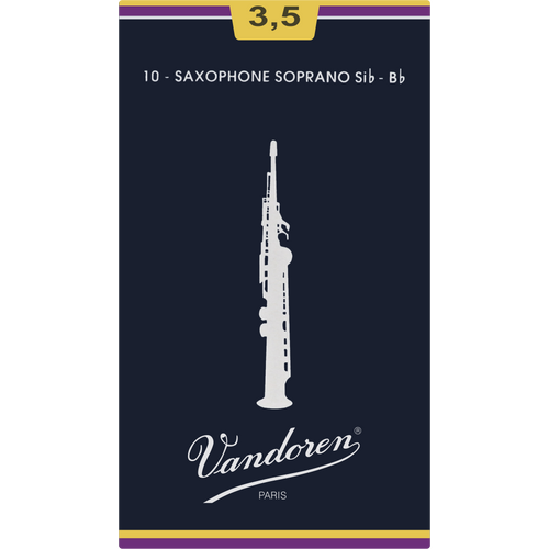 Stroik saksofon sopranowy sopran 3,5 Vandoren Classic Blue SR2035 4 szt. na Arena.pl