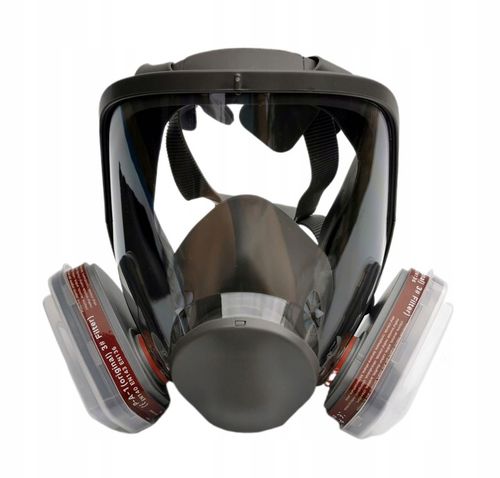 MASKA LAKIERNICZA PEŁNOTWARZOWA TYPu 3M 6800 GAZOWA CHEMICZNA FILTRY x10 na Arena.pl