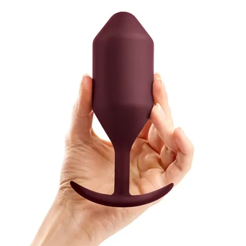 plug analny - b-vibe snug plug 5 dark red na Arena.pl