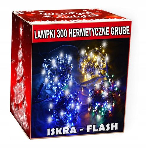 LAMPKI CHOINKOWE LED 500 GRUBY KABEL + Flash 40m na Arena.pl