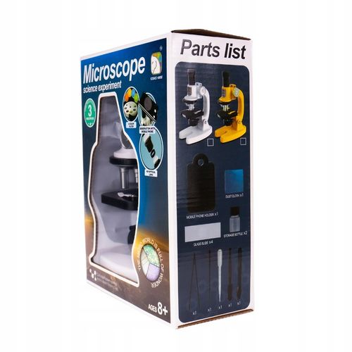 MIKROSKOP EDUKACYJNY ŚWIATŁA LED PRZYBLIŻENIE 1200X PREZENT DLA DZIECKA na Arena.pl