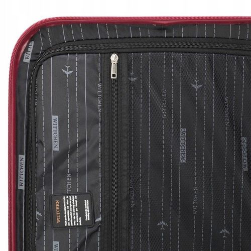 Nowoczesna Mała walizka WITTCHEN 56-3A-311 bordowa na Arena.pl