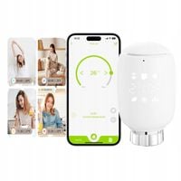 Głowica Termostatyczna Grzejnika Termostat Sterownik Smart Tuya Programowan