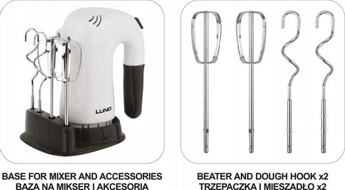 LUND 67780 MIKSER RĘCZNY 150-200W Z PODSTAWKĄ na Arena.pl
