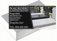 Wizytówki firmowe 100szt dużo wzorów NAGROBKI KAMIENIARSTWO