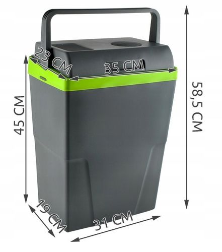 Lodówka do samochodu 12V na camping przenośna 22l na Arena.pl